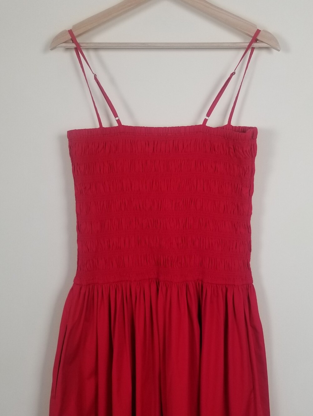 Madewell Smocked Maxi Dress Size Large NWT - Picture 7 of 10